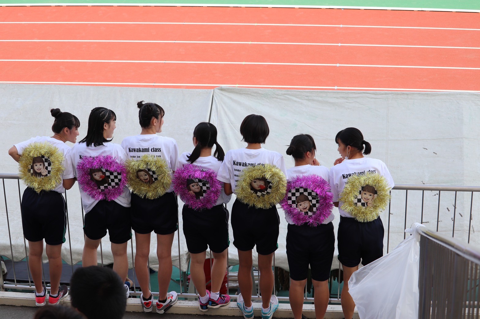 体育祭うちわデザインその5 キラキラ